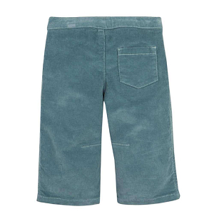 Брюки бархатные Gingersnaps " Baby Brock Dinosaur Plushie", дымно-голубые